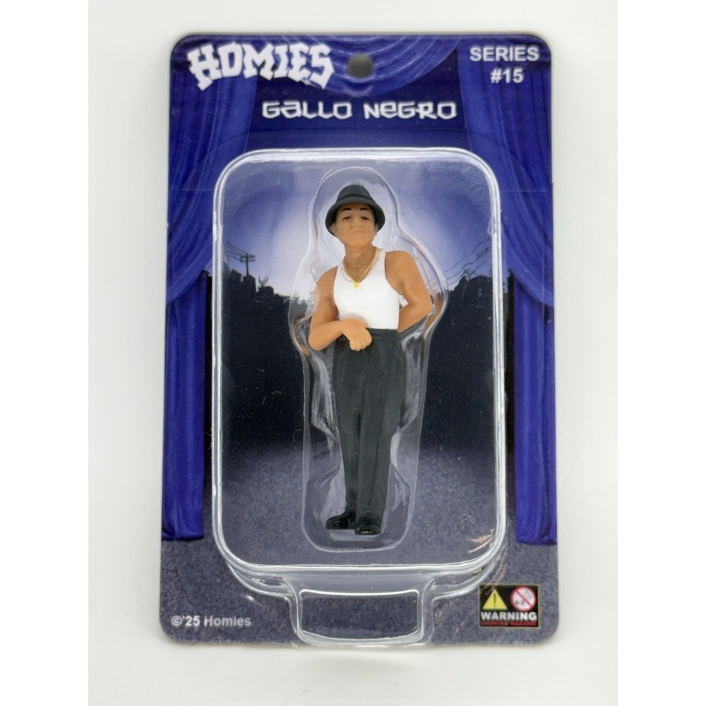 DGA Gallo Negro Collectible Figure Multicolor Plastic Limited Edition 1:10 Homie